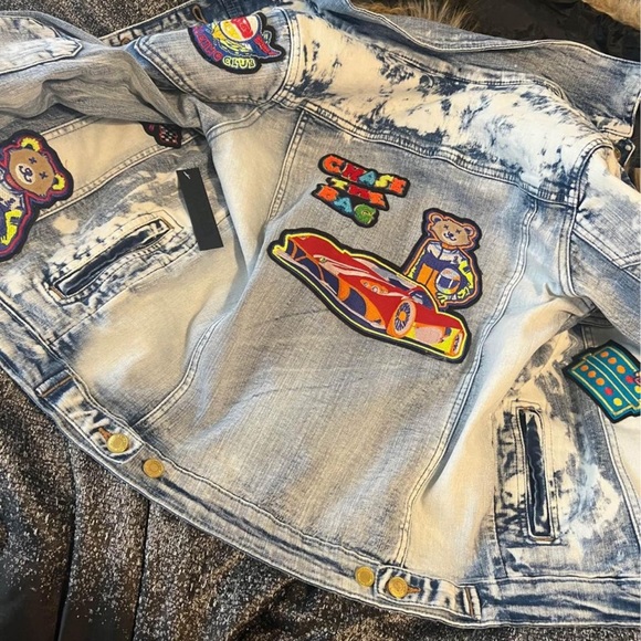 Denim jean jacket!! Kids size 12-14. New, with tags!! - Picture 2 of 3